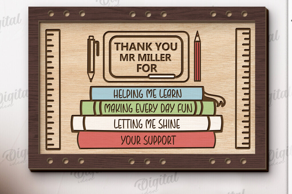 Σετ των 2 Intra απο ξύλο plywood 3mm-4mm πάχος – Εκτίμηση δασκάλου πλάκα κοπής με λέιζερ Δίασταση  20x20 cm INTRAFABR-120366274