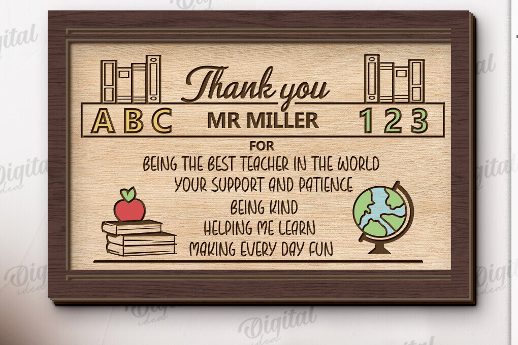 Σετ των 2 Intra απο ξύλο plywood 3mm-4mm πάχος – Εκτίμηση δασκάλου πλάκα κοπής με λέιζερ Δίασταση  20x20 cm INTRAFABR-120365907