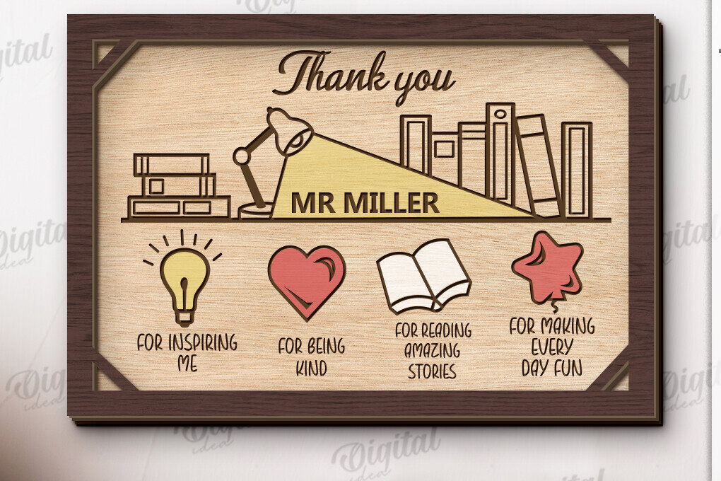 Σετ των 2 Intra απο ξύλο plywood 3mm-4mm πάχος – Εκτίμηση δασκάλου πλάκα κοπής με λέιζερ Δίασταση  20x20 cm INTRAFABR-120366009