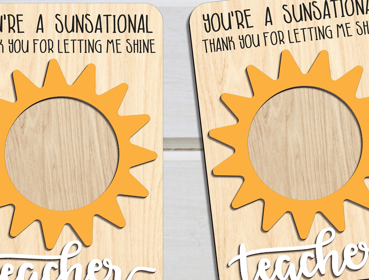 Σετ των 2 Intra απο ξύλο plywood 3mm-4mm πάχος – Κάτοχοι δωροκαρτών Εκτιμήσεων Εκπαιδευτικών Δίασταση  20x20 cm INTRAFABR-101920599