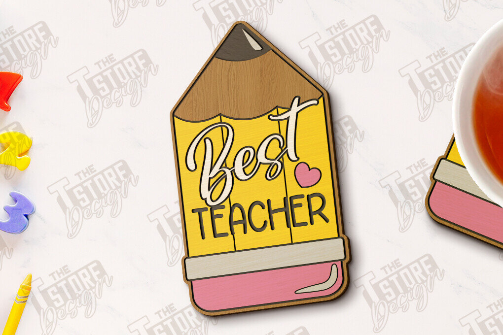 Σετ των 2 Intra απο ξύλο plywood 3mm-4mm πάχος – Δάσκαλος σουβέρ | Σουβέρ Κυπέλλου | Σχολείο Δίασταση  20x20 cm INTRAFABR-118286623