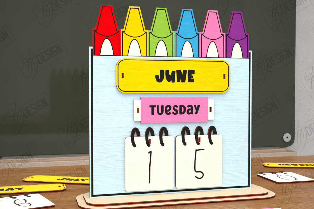 Σετ των 2 Intra απο ξύλο plywood 3mm-4mm πάχος – Διαρκές Ημερολόγιο Επιτραπέζιου Δασκάλου | CNC Δίασταση  20x20 cm INTRAFABR-115495970