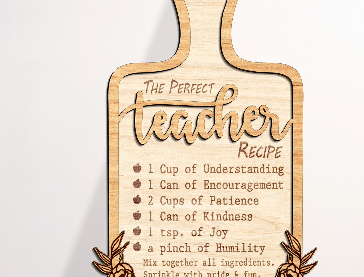 Σετ των 2 Intra απο ξύλο plywood 3mm-4mm πάχος – Δώρο Δασκάλου Δίασταση  20x20 cm INTRAFABR-99081706