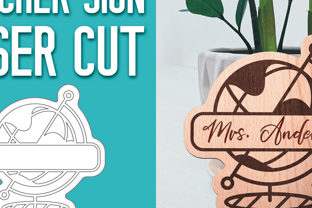 Intra απο ξύλο plywood 3mm-4mm πάχος – Teacher Sign | Σχολείο Δίασταση  40x30 cm INTRAFABR-57513990