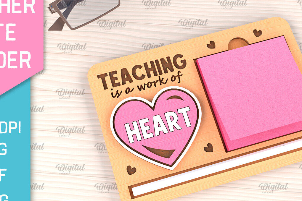 Σετ των 2 Intra απο ξύλο plywood 3mm-4mm πάχος – Δάσκαλος κολλώδες σημειωματάριο, Δίασταση  20x20 cm INTRAFABR-96508382