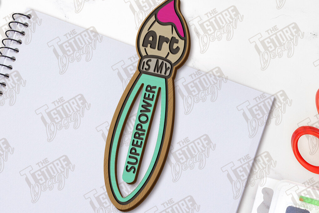 Σετ των 2 Intra απο ξύλο plywood 3mm-4mm πάχος – Κοπή λέιζερ σελιδοδεικτών δασκάλου|Σελίδα Δίασταση  20x20 cm INTRAFABR-119607988