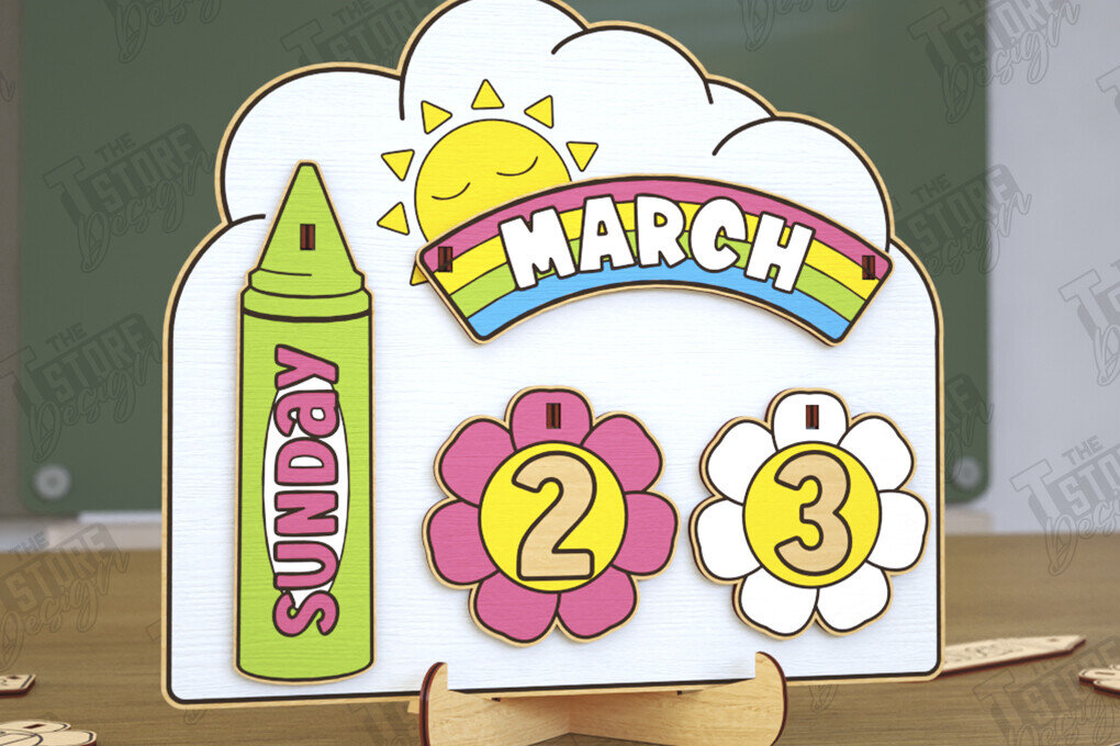 Σετ των 2 Intra απο ξύλο plywood 3mm-4mm πάχος – Ημερολόγιο Δασκάλου Αιώνιο Θρανίο | CNC Δίασταση  20x20 cm INTRAFABR-116836221