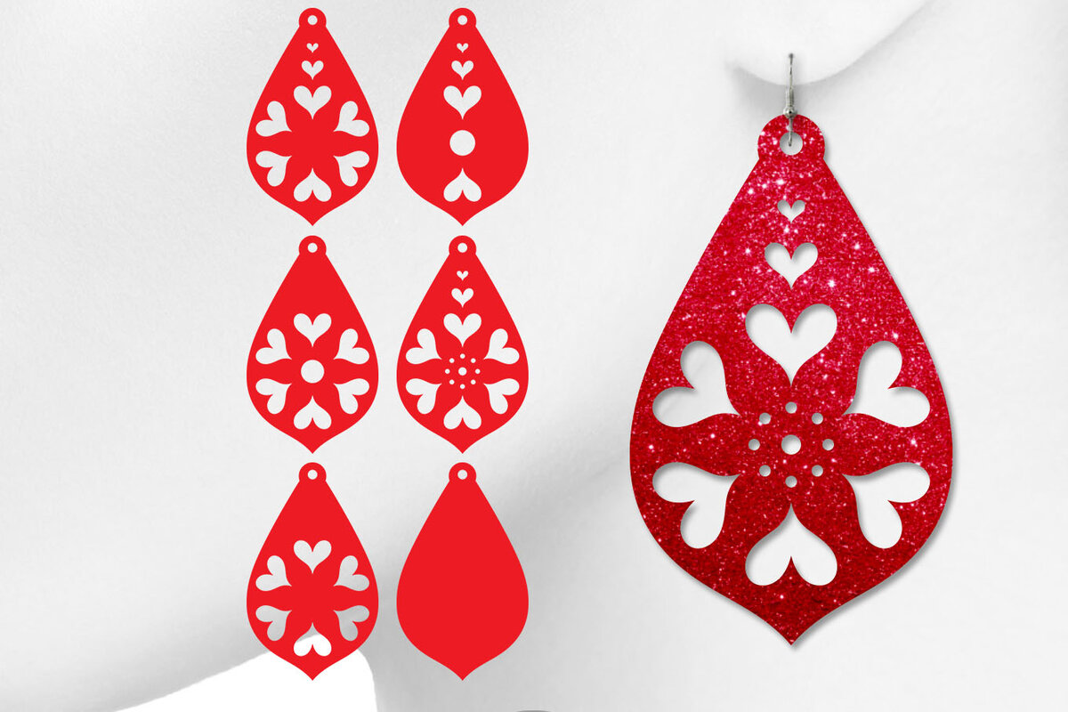 Σετ των 3 Intra απο ξύλο plywood 3mm-4mm πάχος – Σκουλαρίκι δάκρυ, Laser Δίασταση  5x5 cm INTRAFABR-7879177