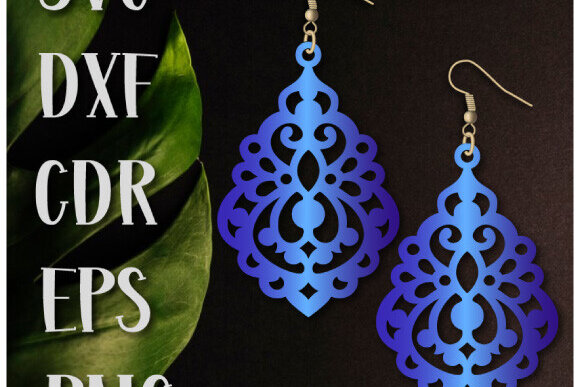 Σετ των 3 Intra απο ξύλο plywood 3mm-4mm πάχος – Teardrop Earrings Lasercut, Earrings Δίασταση  5x5 cm INTRAFABR-100612808