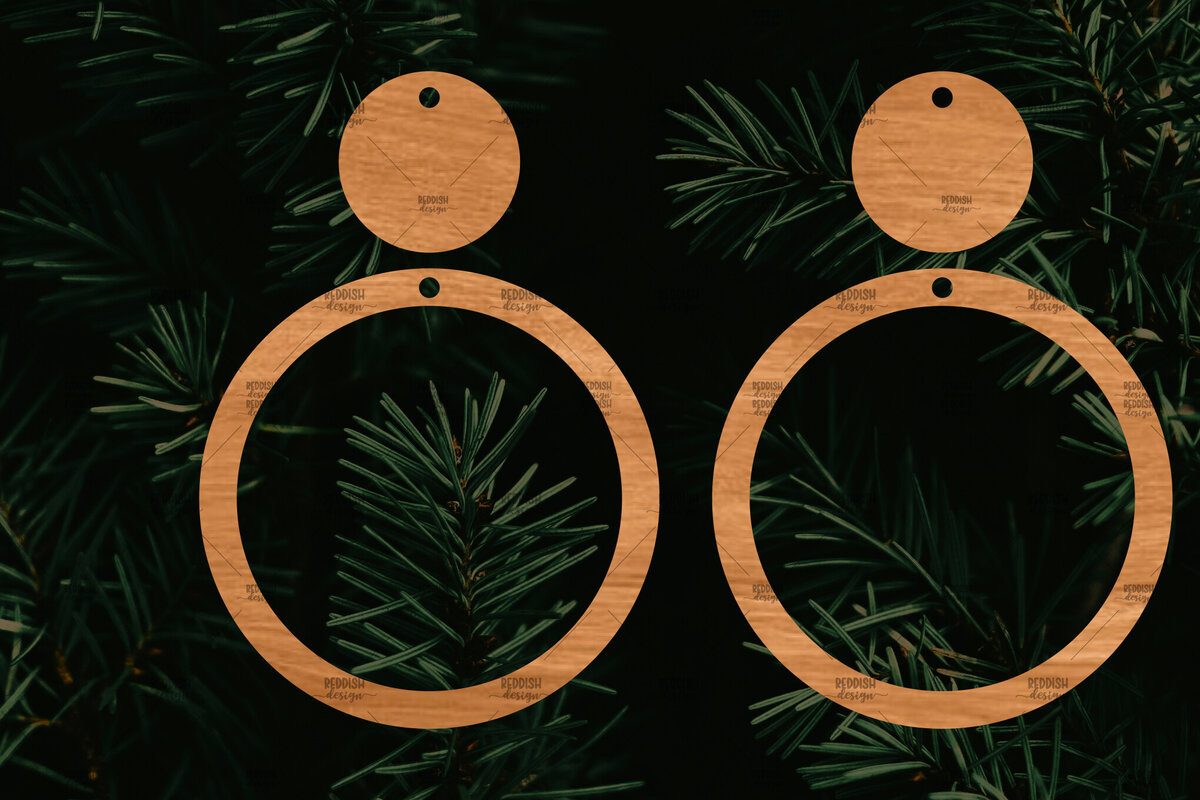 Σετ των 3 Intra απο ξύλο plywood 3mm-4mm πάχος – Πρότυπο Σκουλαρίκια I Αρχεία κοπής με λέιζερ Δίασταση  5x5 cm INTRAFABR-108512114