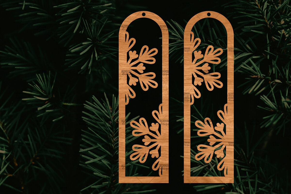 Σετ των 3 Intra απο ξύλο plywood 3mm-4mm πάχος – Πρότυπο Σκουλαρίκια Snowflakes Δίασταση  5x5 cm INTRAFABR-106815049