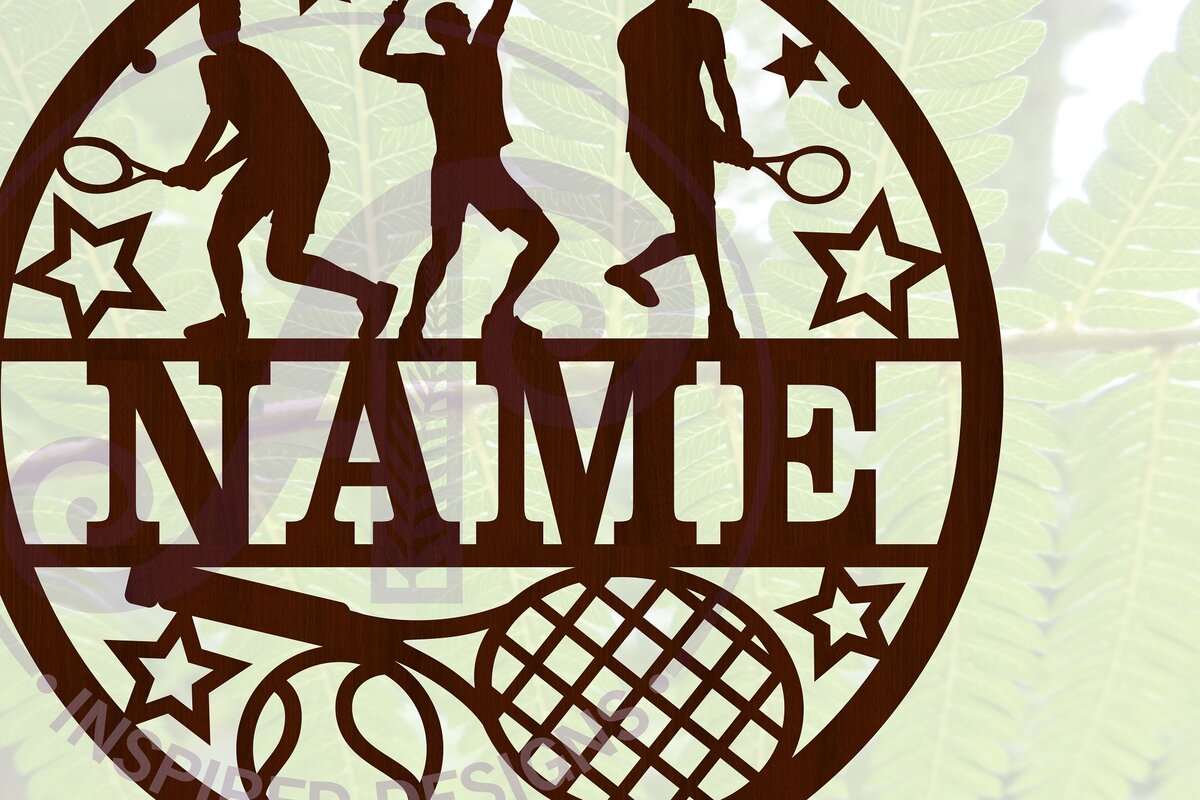 Σετ των 2 Intra απο ξύλο plywood 3mm-4mm πάχος – Τένις Όνομα Σήμα Αρσενικό Δίασταση  20x20 cm INTRAFABR-68101569