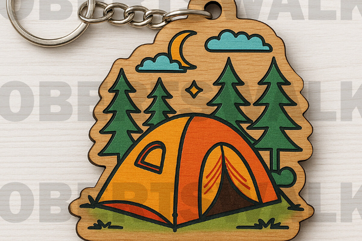 Σετ των 3 Intra απο ξύλο plywood 3mm-4mm πάχος – Μπρελόκ για Σκηνή Δίασταση  5x5 cm INTRAFABR-123010617