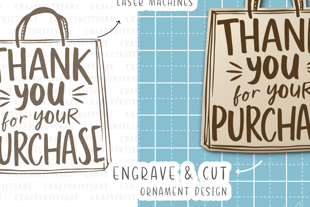 Σετ των 2 Intra απο ξύλο plywood 3mm-4mm πάχος – Σας ευχαριστούμε για την αγορά σας Ornament Δίασταση  20x20 cm INTRAFABR-121231840