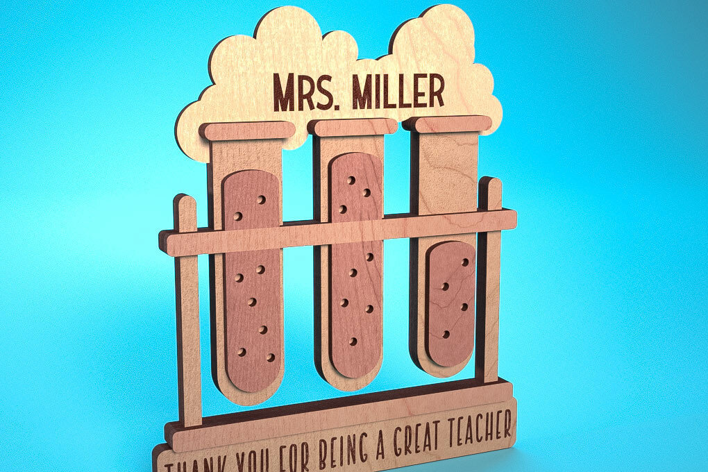 Intra απο ξύλο plywood 3mm-4mm πάχος – Ευχαριστούμε Δάσκαλο Sign | Δίασταση  40x30 cm INTRAFABR-68649214