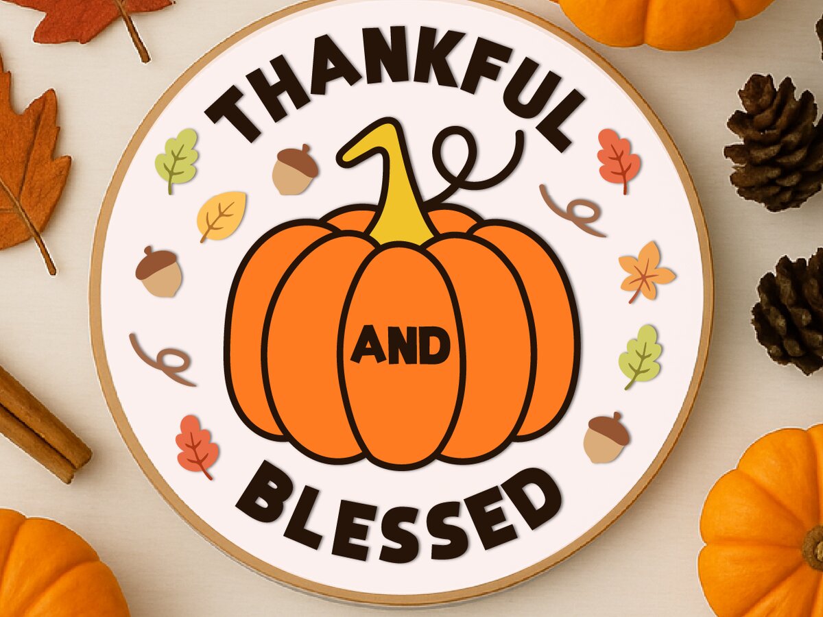 Σετ των 2 Intra απο ξύλο plywood 3mm-4mm πάχος – Ευγνώμων και ευλογημένος Δίασταση  20x20 cm INTRAFABR-124913640