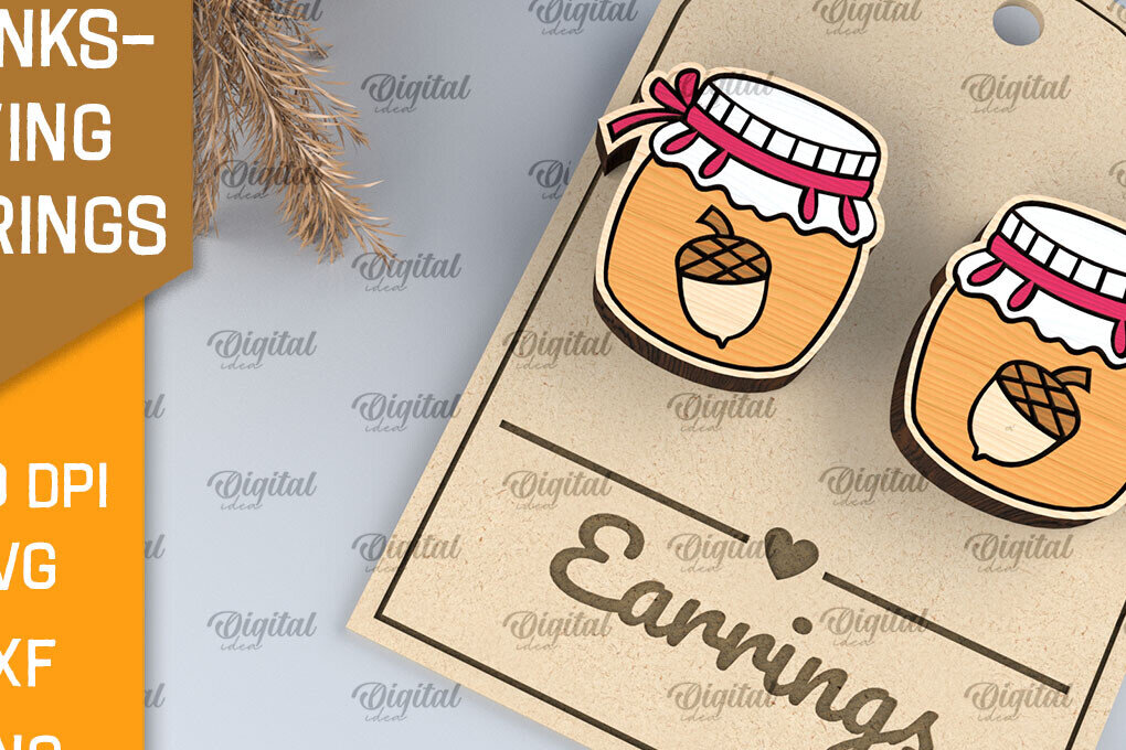 Σετ των 3 Intra απο ξύλο plywood 3mm-4mm πάχος – Σκουλαρίκια με λέιζερ των Ευχαριστιών Δίασταση  5x5 cm INTRAFABR-105629412