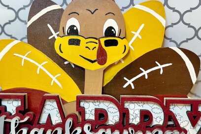 Σετ των 2 Intra απο ξύλο plywood 3mm-4mm πάχος – Εξέδρα ποδοσφαίρου Τουρκίας για την Ημέρα των Ευχαριστιών Δίασταση  20x20 cm INTRAFABR-103033395