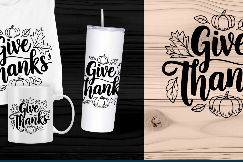 Σετ των 2 Intra απο ξύλο plywood 3mm-4mm πάχος – Ημέρα των Ευχαριστιών Δώστε Ευχαριστίες Δίασταση  20x20 cm INTRAFABR-109382830