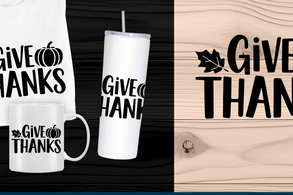 Σετ των 2 Intra απο ξύλο plywood 3mm-4mm πάχος – Ημέρα των Ευχαριστιών Δώστε Ευχαριστίες Δίασταση  20x20 cm INTRAFABR-109382434