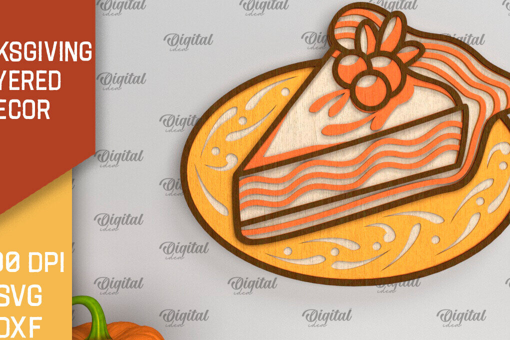 Σετ των 2 Intra απο ξύλο plywood 3mm-4mm πάχος – Ευχαριστιών Layered Decor Κοπή λέιζερ Δίασταση  20x20 cm INTRAFABR-103708534