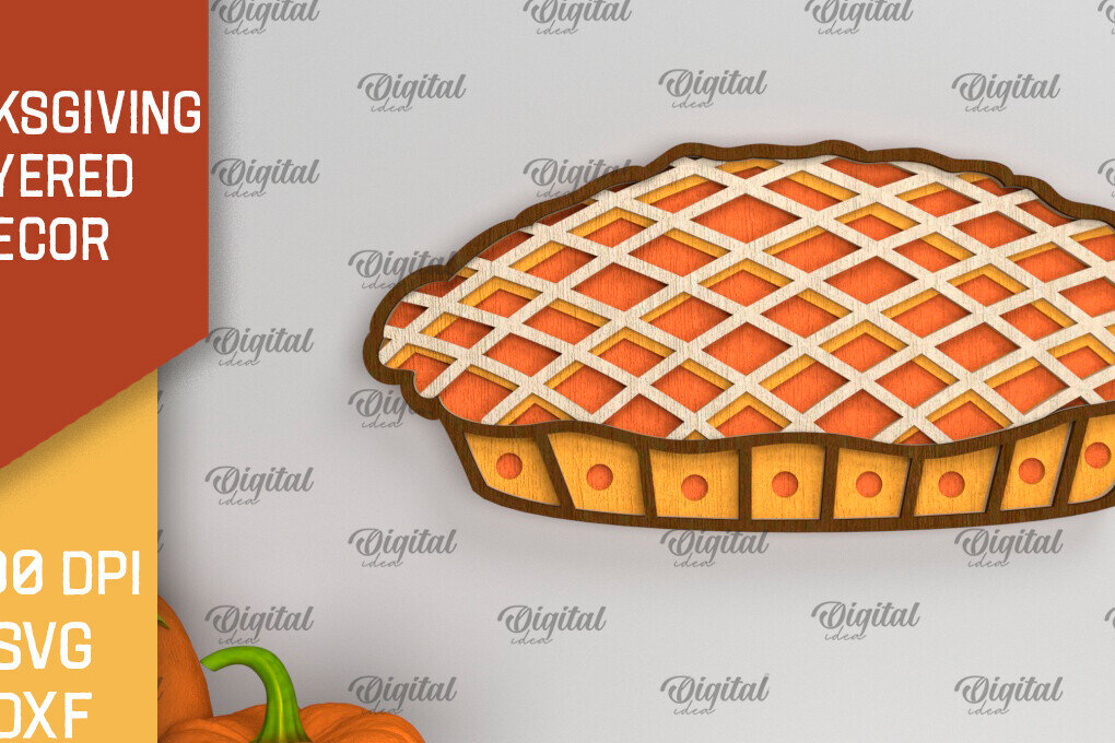 Σετ των 2 Intra απο ξύλο plywood 3mm-4mm πάχος – Ευχαριστιών Layered Decor Κοπή λέιζερ Δίασταση  20x20 cm INTRAFABR-103708623