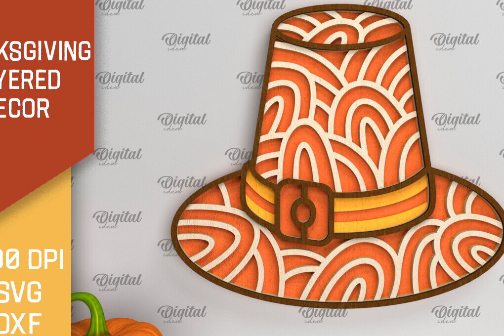 Σετ των 2 Intra απο ξύλο plywood 3mm-4mm πάχος – Ευχαριστιών Layered Decor Κοπή λέιζερ Δίασταση  20x20 cm INTRAFABR-103708356