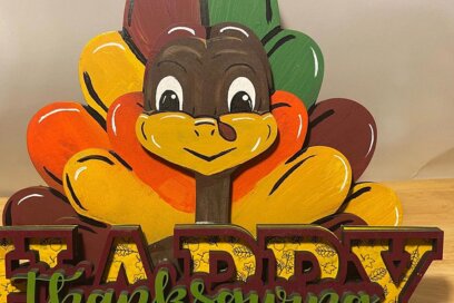 Σετ των 2 Intra απο ξύλο plywood 3mm-4mm πάχος – Περίπτερο της Τουρκίας για την Ημέρα των Ευχαριστιών Δίασταση  20x20 cm INTRAFABR-103033518