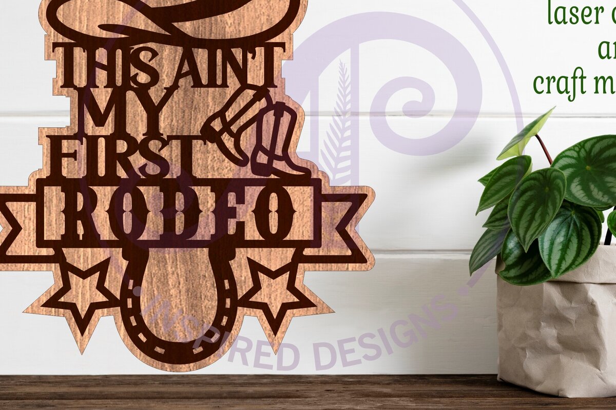 Σετ των 2 Intra απο ξύλο plywood 3mm-4mm πάχος – Αυτή δεν είναι η πρώτη μου πινακίδα με στρώσεις ροντέο Δίασταση  20x20 cm INTRAFABR-94789545