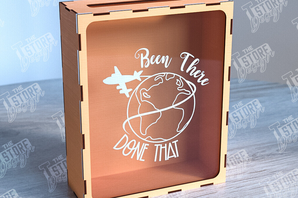 Σετ των 2 Intra απο ξύλο plywood 3mm-4mm πάχος – Ticket Stub Memory Box | Αγαπημένη στιγμή Δίασταση  20x20 cm INTRAFABR-102241964