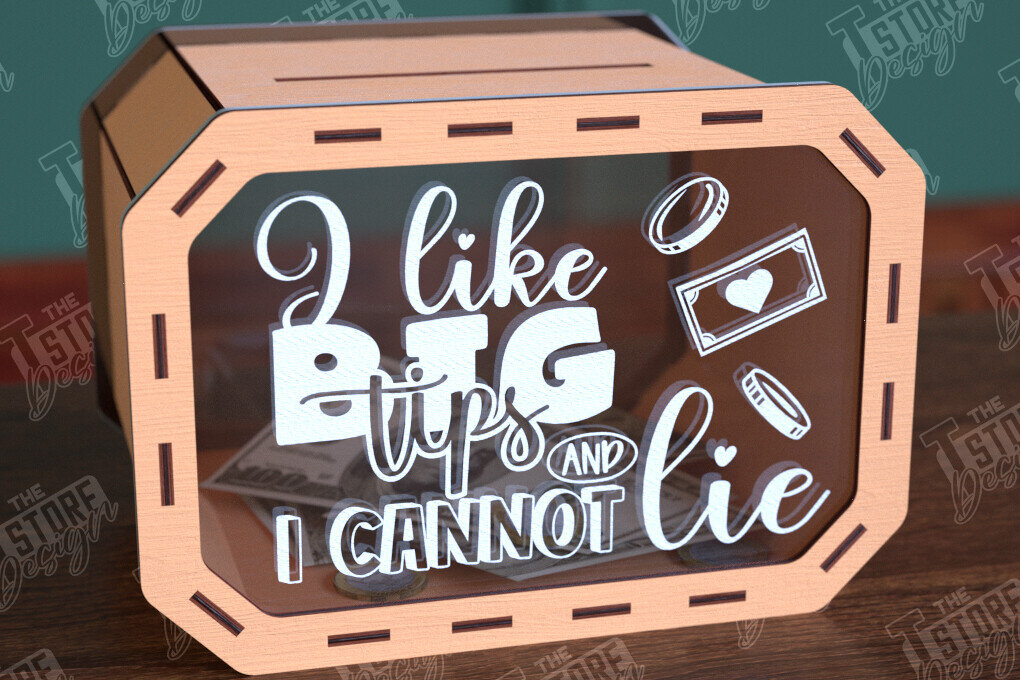 Σετ των 2 Intra απο ξύλο plywood 3mm-4mm πάχος – Tip Box Κοπή λέιζερ | Πρότυπο κουτιού χρημάτων Δίασταση  20x20 cm INTRAFABR-98591349