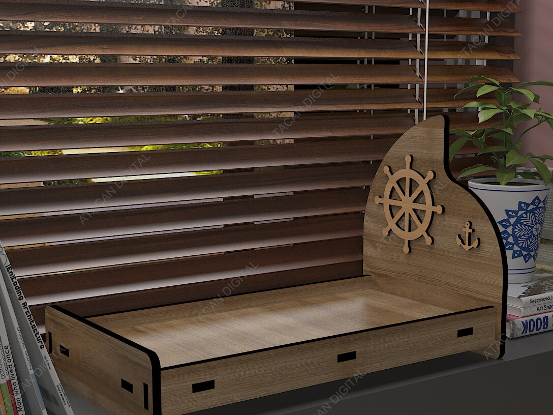 Σετ των 2 Intra απο ξύλο plywood 3mm-4mm πάχος – Αρχεία κοπής με λέιζερ κρεβατιού για νήπια Δίασταση  20x20 cm INTRAFABR-39075267