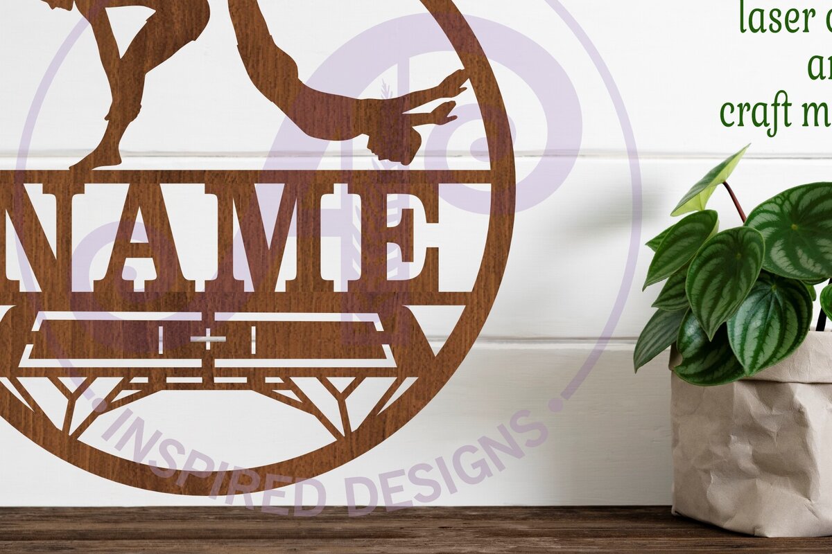 Σετ των 2 Intra απο ξύλο plywood 3mm-4mm πάχος – Τραμπολίνο Αντρικό Σήμα Laser Δίασταση  20x20 cm INTRAFABR-102153843