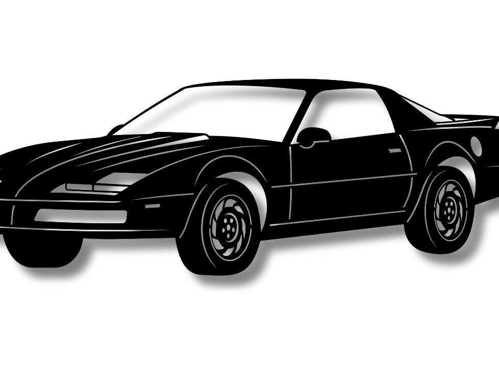 Intra απο ξύλο plywood 3mm-4mm πάχος – Trans Am 1982 Διακοσμητικό τοίχου αυτοκινήτου Δίασταση  40x30 cm INTRAFABR-117412434