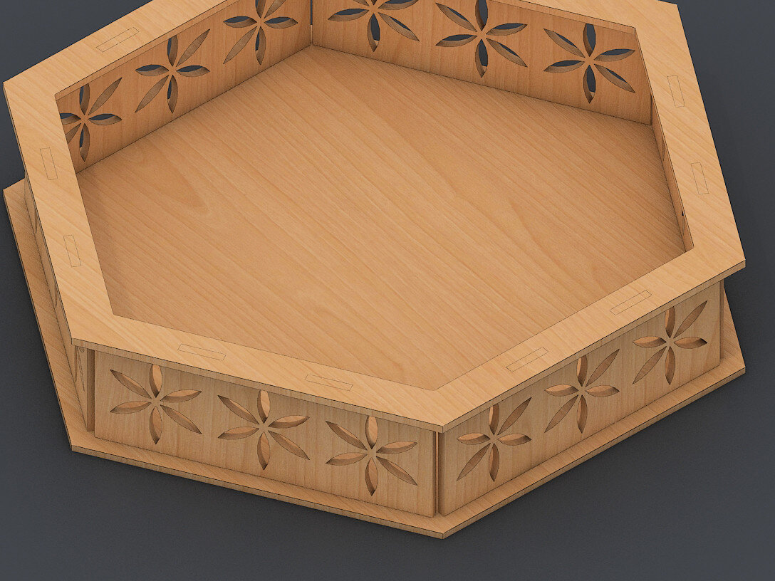 Σετ των 2 Intra απο ξύλο plywood 3mm-4mm πάχος – Διανυσματικά  δίσκου με λέιζερ 106 Δίασταση  20x20 cm INTRAFABR-60960053