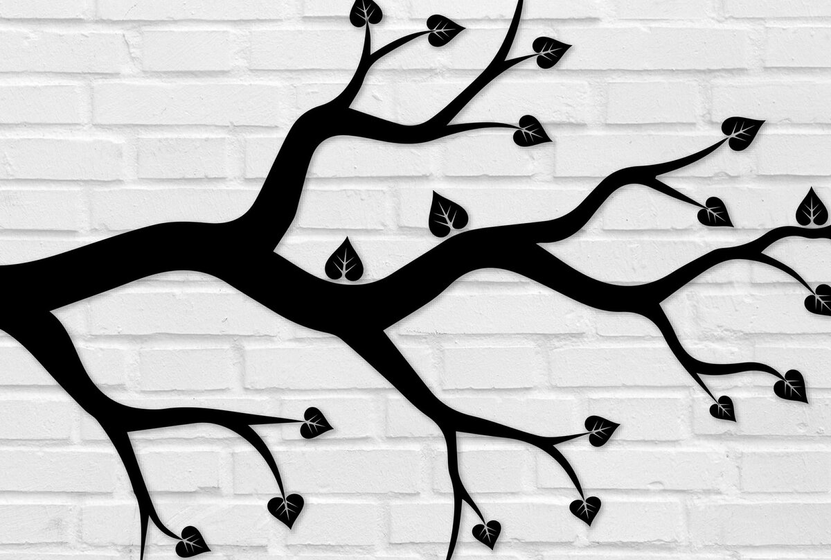 Intra απο ξύλο plywood 3mm-4mm πάχος – Διακόσμηση Χειροτεχνίας Εσωτερικού Τοίχου με κλαδί δέντρου Δίασταση  40x30 cm INTRAFABR-30684854