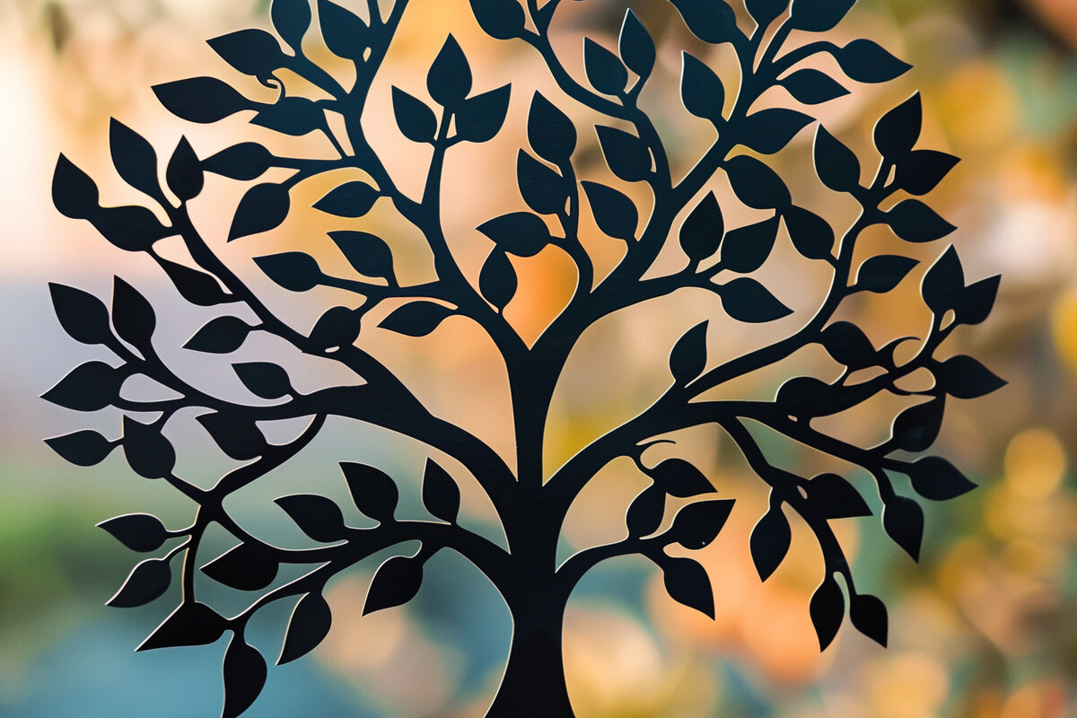 Σετ των 2 Intra απο ξύλο plywood 3mm-4mm πάχος – Αρχείο αποκοπής με λέιζερ δέντρου Δίασταση  20x20 cm INTRAFABR-92340900