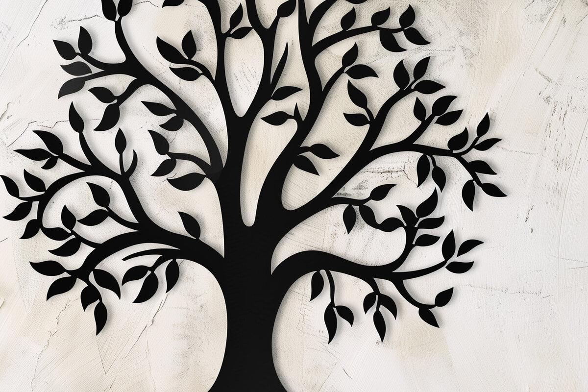 Σετ των 2 Intra απο ξύλο plywood 3mm-4mm πάχος – Αρχείο αποκοπής με λέιζερ δέντρου Δίασταση  20x20 cm INTRAFABR-92330299