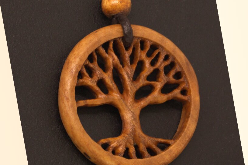 Σετ των 2 Intra απο ξύλο plywood 3mm-4mm πάχος – Δέντρο της Ζωής - Ψηφιακό Αρχείο Δίασταση  20x20 cm INTRAFABR-103050067