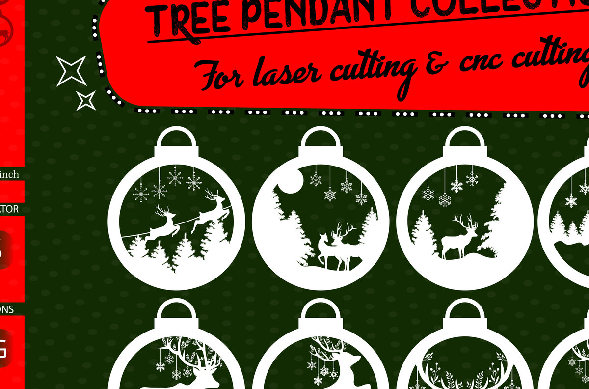 Σετ των 2 Intra απο ξύλο plywood 3mm-4mm πάχος – Συλλογή κρεμαστό δέντρο Δίασταση  20x20 cm INTRAFABR-29581356