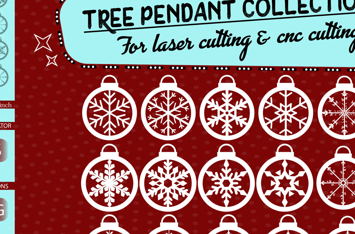 Σετ των 2 Intra απο ξύλο plywood 3mm-4mm πάχος – Συλλογή κρεμαστό δέντρο Δίασταση  20x20 cm INTRAFABR-29581354