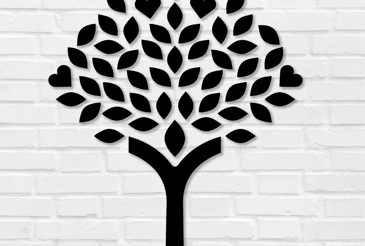 Intra απο ξύλο plywood 3mm-4mm πάχος – Χειροτεχνία με λέιζερ διακόσμηση εσωτερικού τοίχου δέντρου Δίασταση  40x30 cm INTRAFABR-84433090