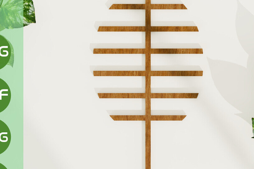 Σετ των 2 Intra απο ξύλο plywood 3mm-4mm πάχος – Καφασωτά για αναρρίχηση φυτών με λέιζερ Δίασταση  20x20 cm INTRAFABR-99120204