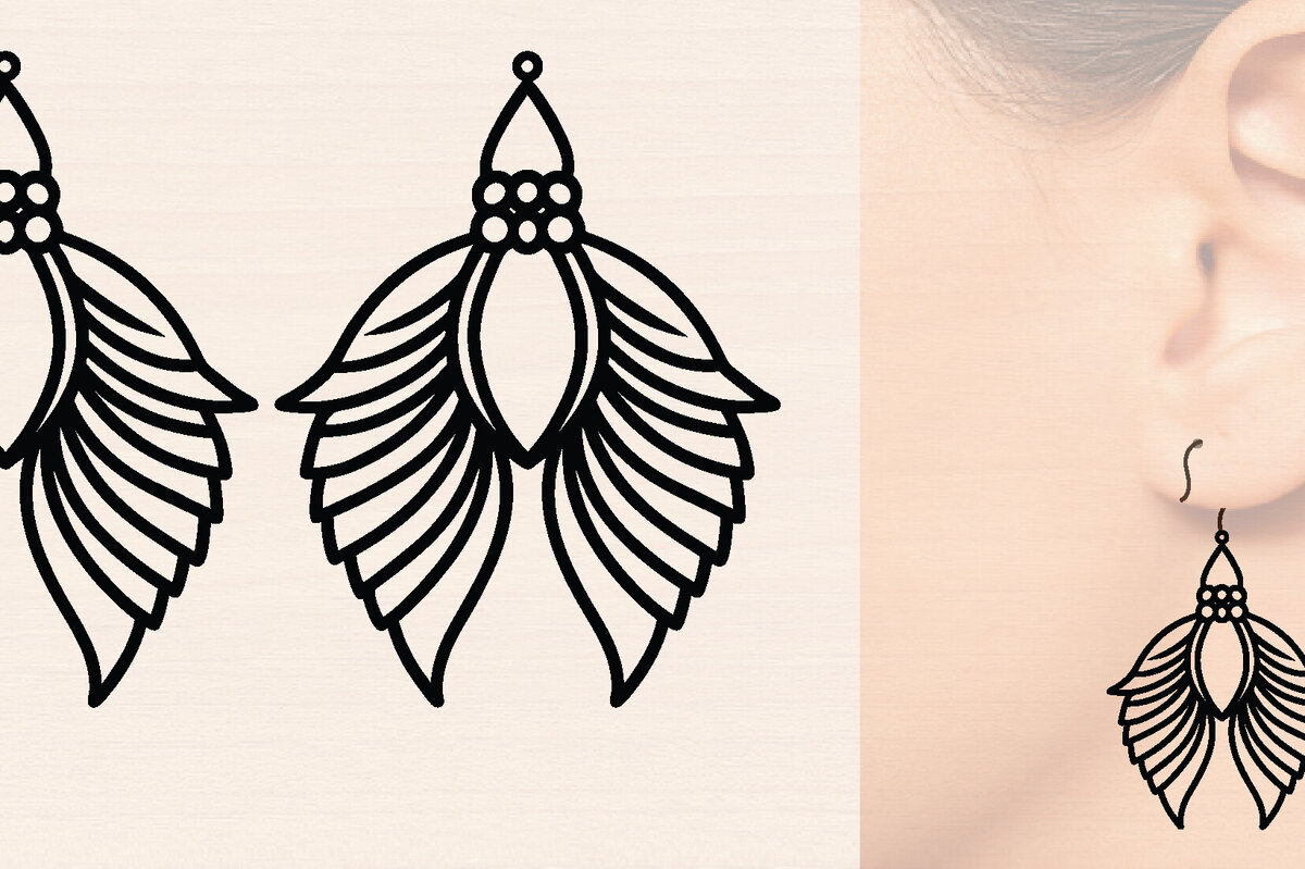 Σετ των 3 Intra απο ξύλο plywood 3mm-4mm πάχος – Μοντέρνα Ξύλινα Σκουλαρίκια Bird Δίασταση  5x5 cm INTRAFABR-117189265