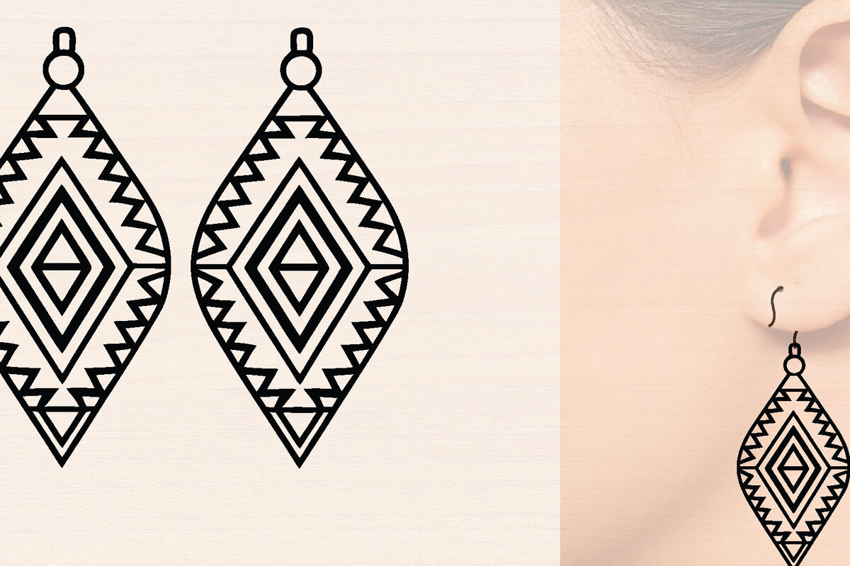 Σετ των 3 Intra απο ξύλο plywood 3mm-4mm πάχος – Μοντέρνα Ξύλινα Σκουλαρίκια Δίασταση  5x5 cm INTRAFABR-116361587