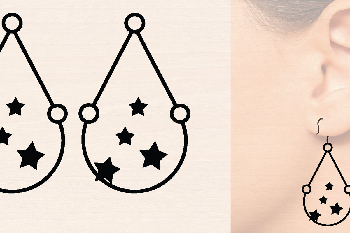 Σετ των 3 Intra απο ξύλο plywood 3mm-4mm πάχος – Μοντέρνα Ξύλινα Σκουλαρίκια Δίασταση  5x5 cm INTRAFABR-116360778