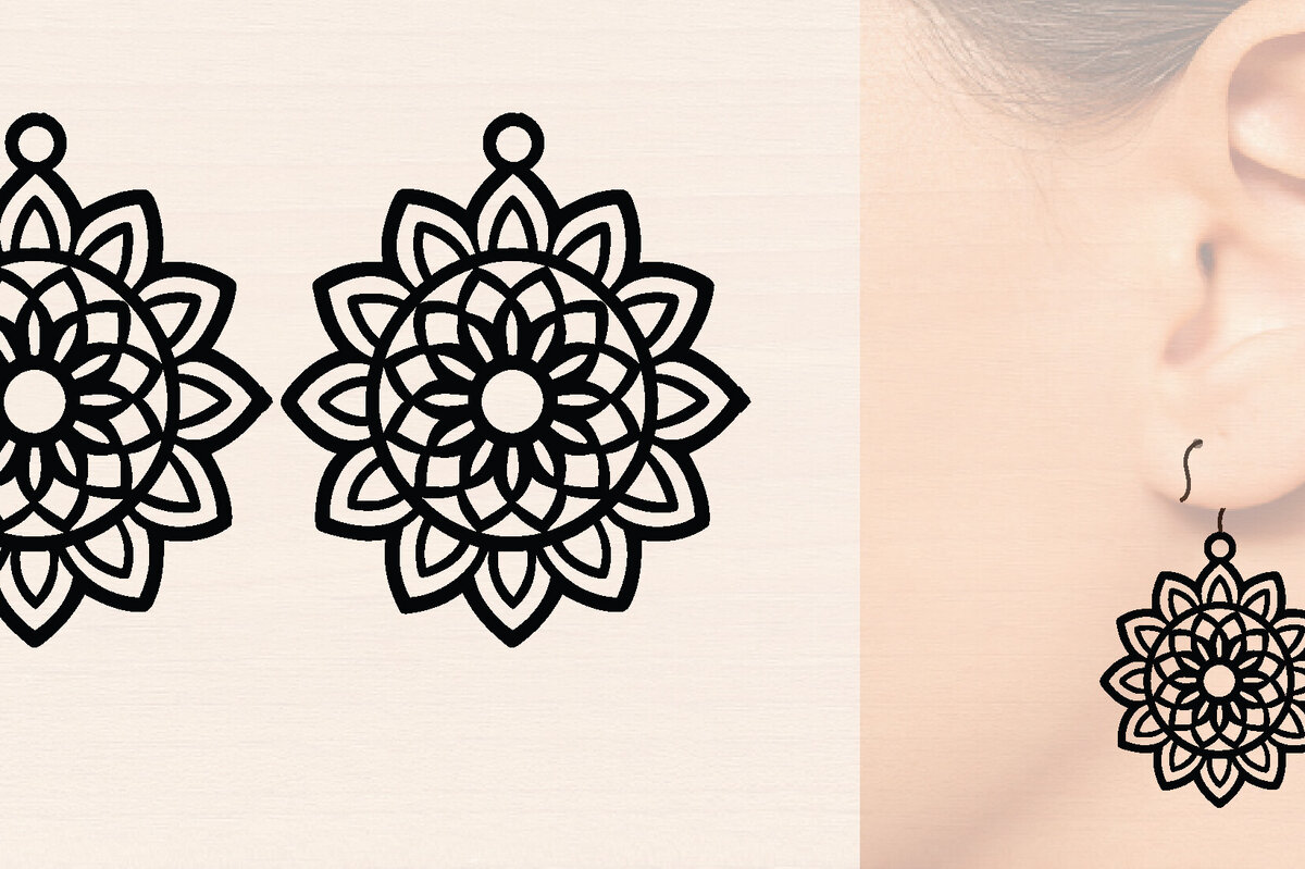 Σετ των 3 Intra απο ξύλο plywood 3mm-4mm πάχος – Μοντέρνα Ξύλινα Σκουλαρίκια Δίασταση  5x5 cm INTRAFABR-116362850