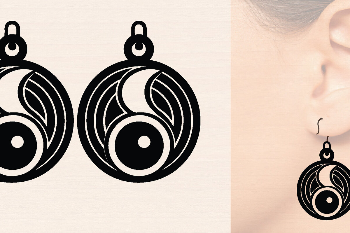 Σετ των 3 Intra απο ξύλο plywood 3mm-4mm πάχος – Μοντέρνα Ξύλινα Σκουλαρίκια Δίασταση  5x5 cm INTRAFABR-116360878