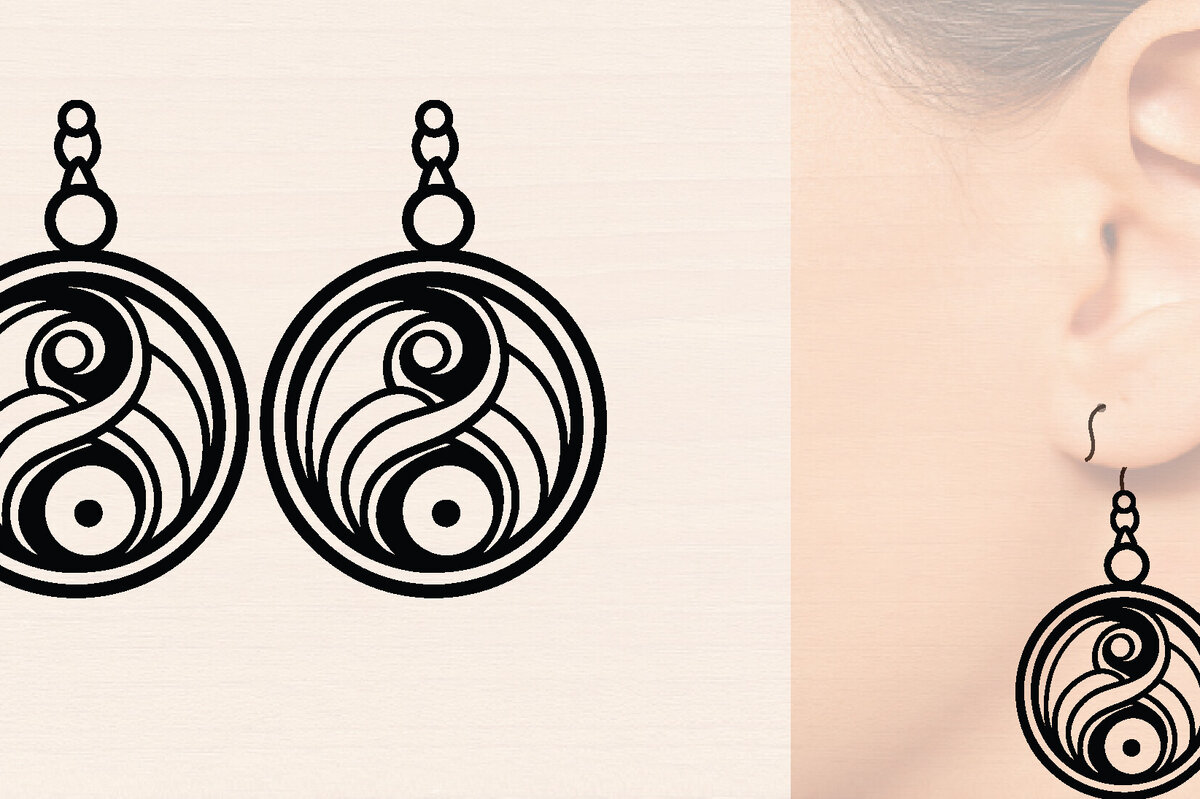 Σετ των 3 Intra απο ξύλο plywood 3mm-4mm πάχος – Μοντέρνα Ξύλινα Σκουλαρίκια Δίασταση  5x5 cm INTRAFABR-116361125