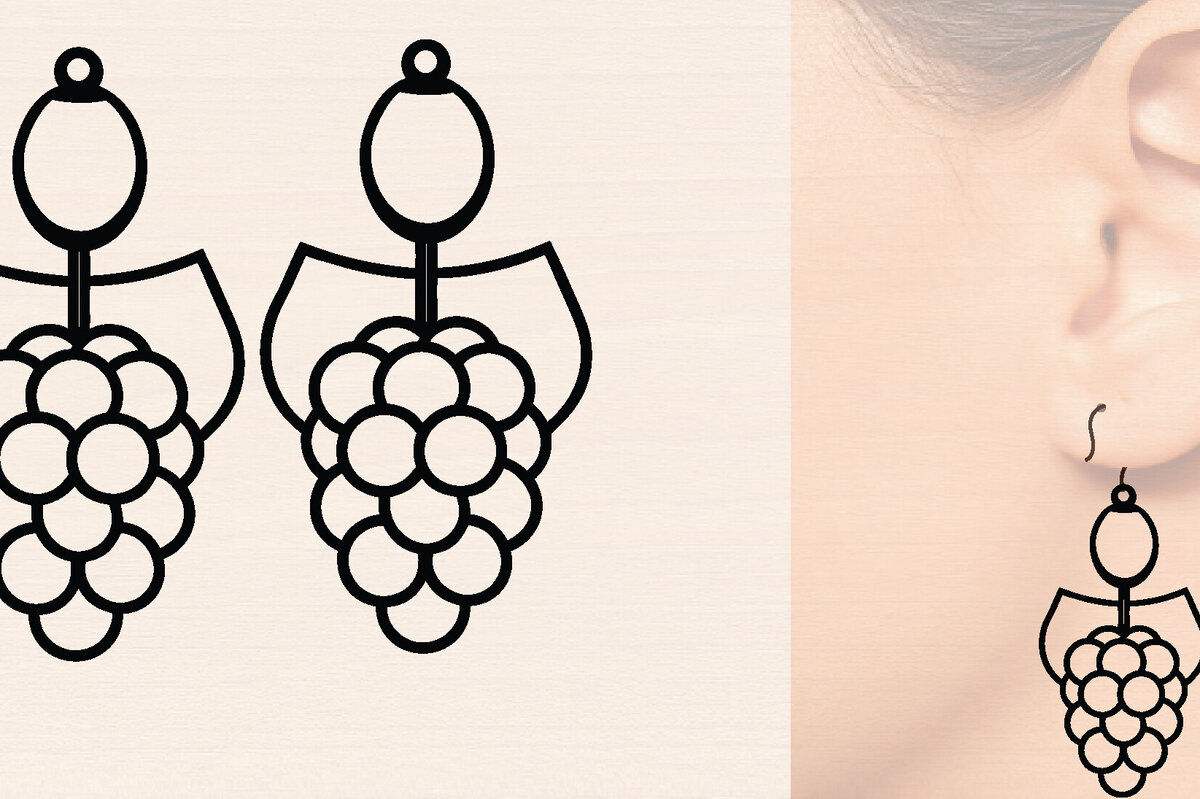 Σετ των 3 Intra απο ξύλο plywood 3mm-4mm πάχος – Μοντέρνα Ξύλινα Σκουλαρίκια Δίασταση  5x5 cm INTRAFABR-116361184